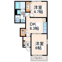 ティアナ桜山の物件間取画像